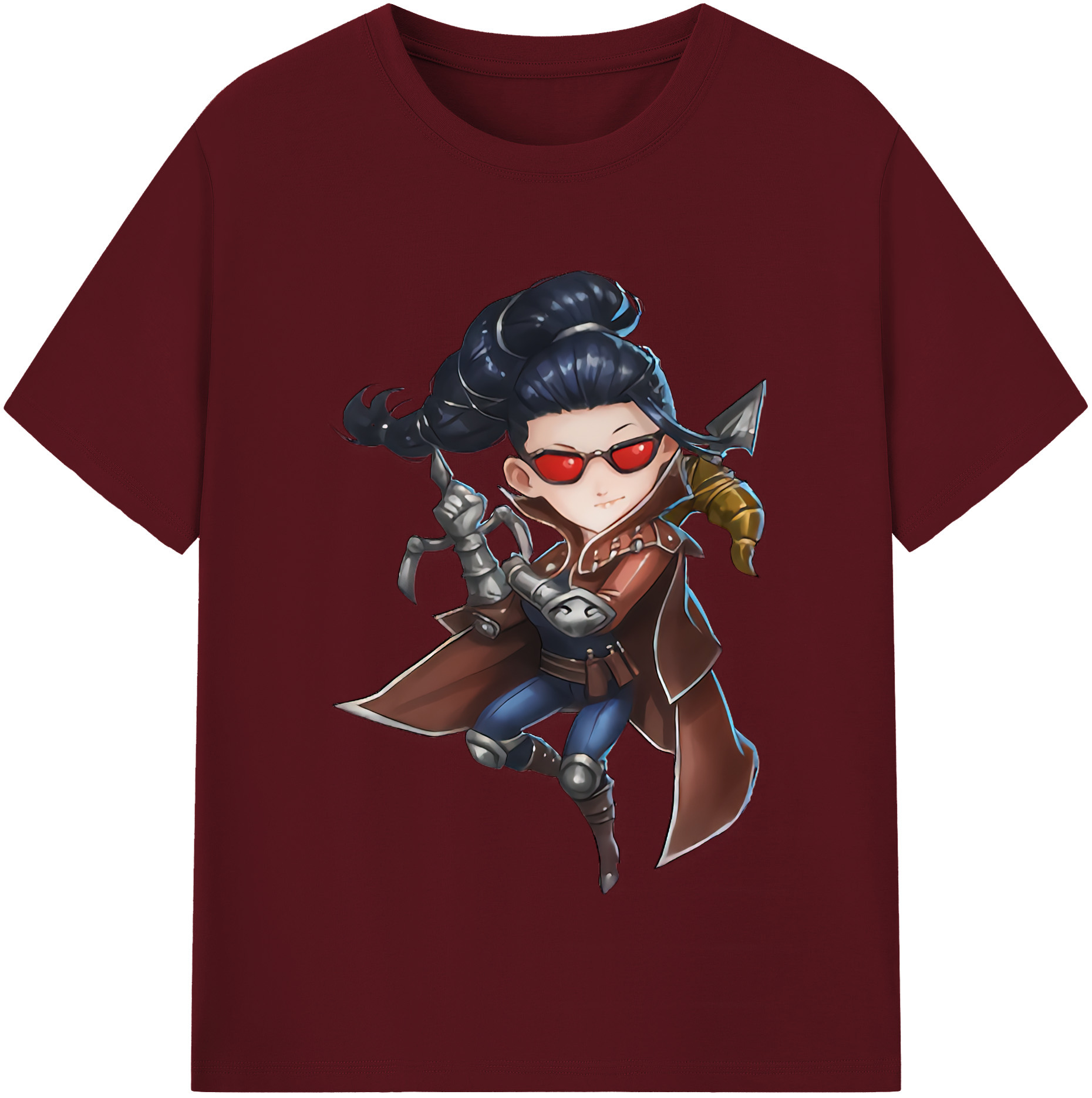 リーグ・オブ・レジェンド League of Legends LOL 綿100％半袖Tシャツ（フロントプリント）